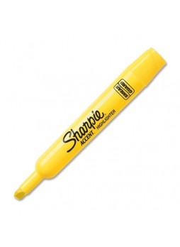 Highlighters Marker Point Type - san25005 - Chisel Marker Point Style - Yellow